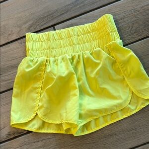 Pink Lily Bright Yellow Women's Shorts